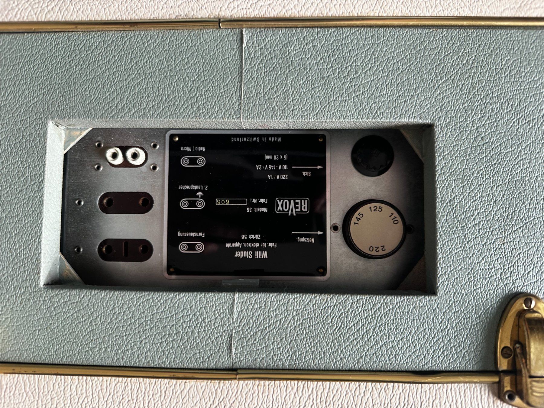 Revox Apparecchi a nastro: Revox Modell D 36 – Usato da Horw venduto da Bucher_AG_Horw 2
