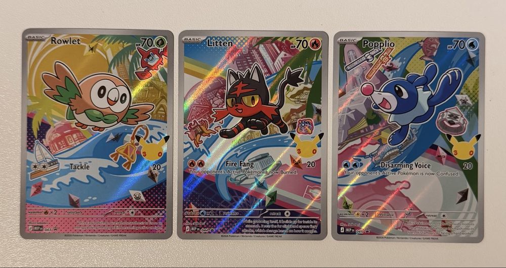 Pokemon First Partner 1 / Rowlet / Litten / Popplio (Neu (gemäss ...