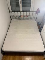 letto matrimoniale con rete il legno regolabile e materasso