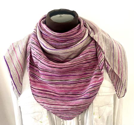 Pierre Cardin Silk Scarf, Foulard, Seidenschal