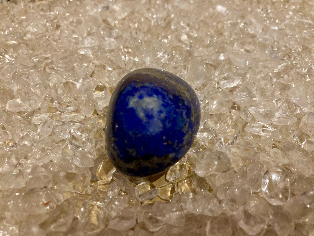 Minerali & Pietre curative: Lapislazuli Heilstein/Handschmeichler A – Nuovo (secondo la descrizione) da Biberist venduto da Steine 2