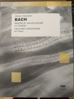 Noten Johann Sebastian Bach Zwei-Stimmen-Inventionen Klavier