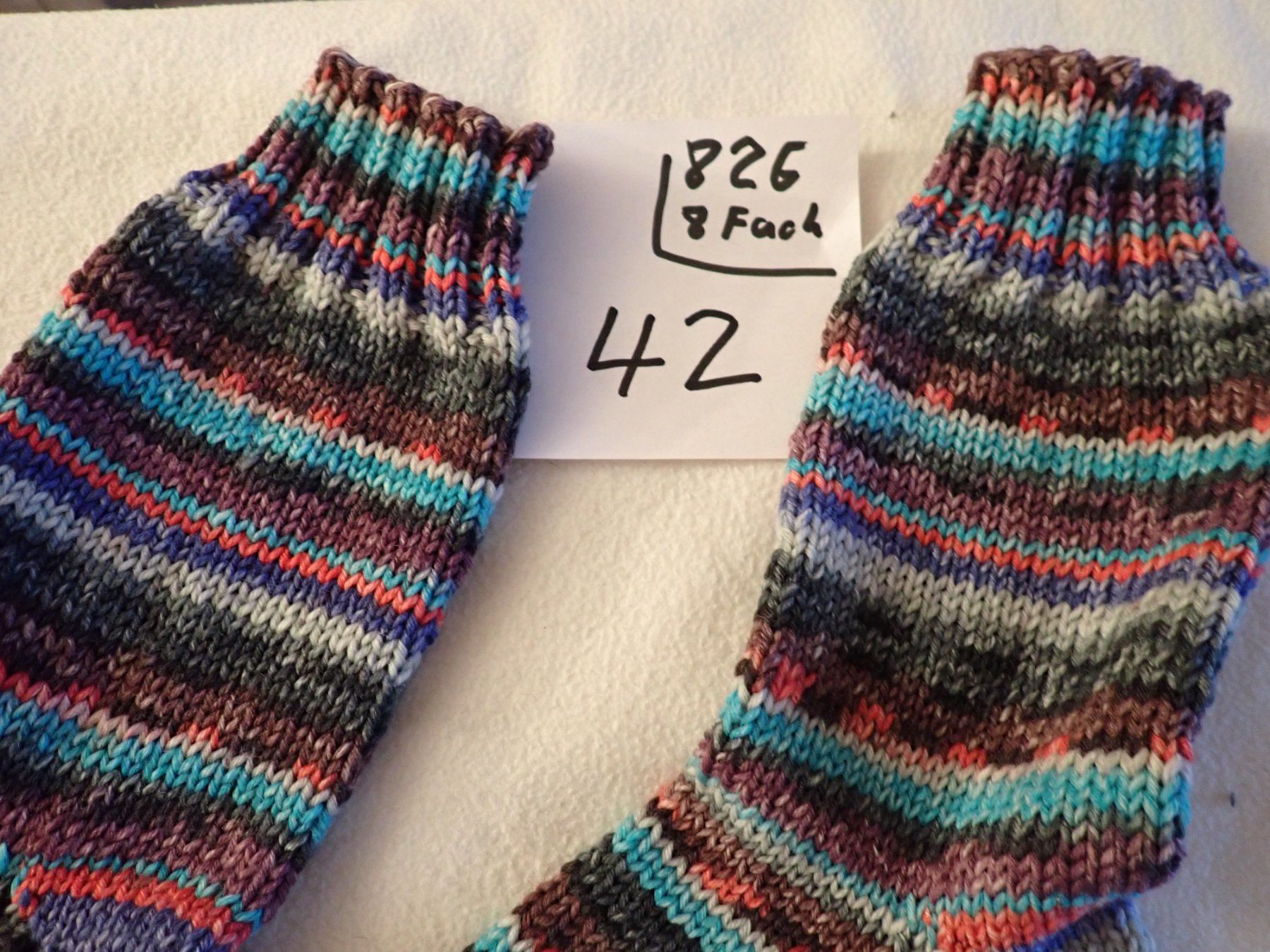 Socken: Handgestrickte Wollsocken 8.Fach  Gr.42   (826) – Neu und originalverpackt aus neuenhof von Caterchen 1