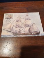 Carte postale vintage Hambourg, bateau à voile - superbe!