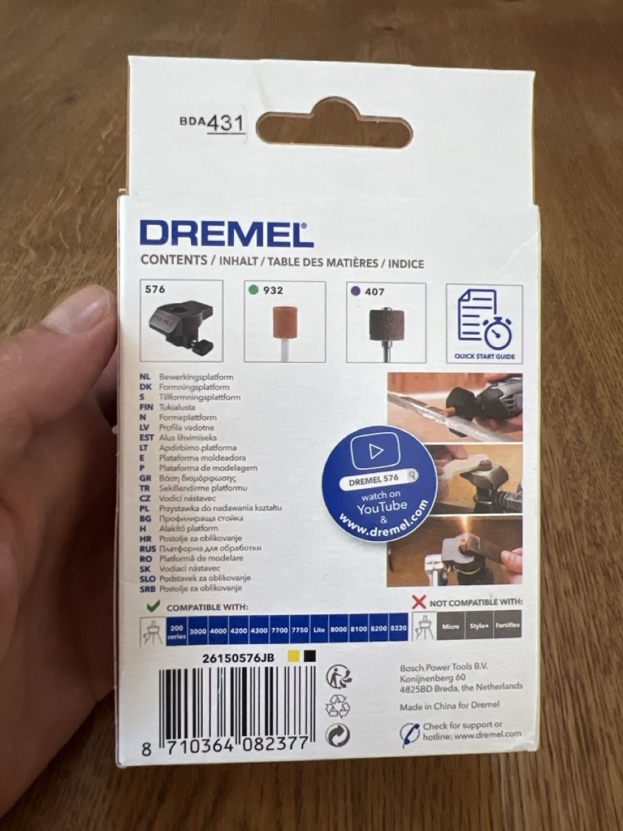 Dremel Tutti gli attrezzi: DREMEL 576 Shaping Platform Attachment Neu – Nuovo e nell'imballaggio originale da Alten venduto da Lukesky1989 2