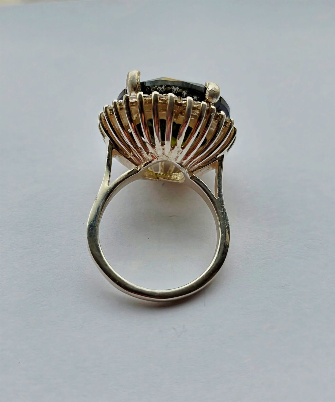 Anelli: Fingerring grüner Topas – Nuovo (secondo la descrizione) da Zürich venduto da Benedikt21 4