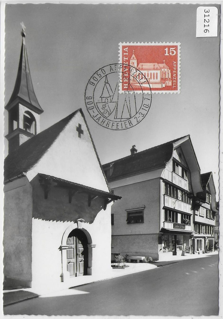 Cartoline postali: Appenzell - Dorfpartie – Usato da Ettingen venduto da Kartenplanet