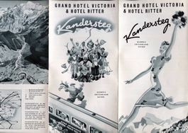 Kandersteg, Grand Hotel Victoria, Hotel Ritter, Faltprospekt
