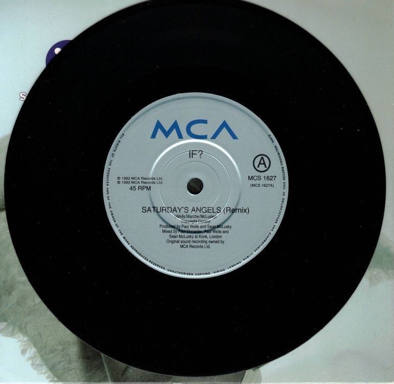 Dischi in vinile: IF?  Saturday`s Angels  Single7 – Usato da Rheinau venduto da thealbum