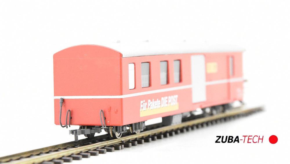 D R Modellbahn Postwagen Mit Rolltor Rhb H M Gs Ovp Kaufen Auf Ricardo