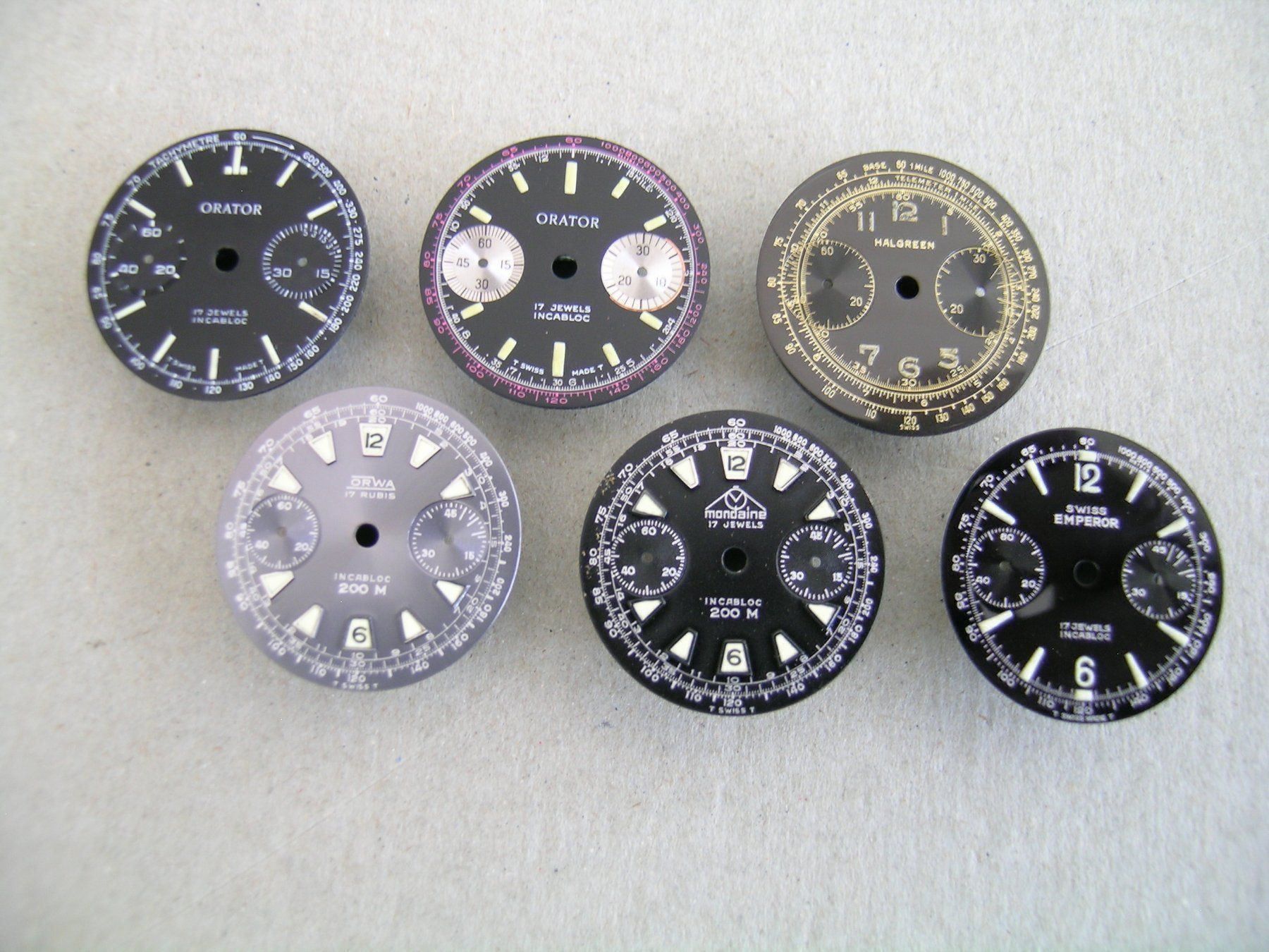 Montres: Landeron 148 oder 248 - 1 Zifferblatt – Neuf (Voir description) à Grenchen par esa-9162-9164 5
