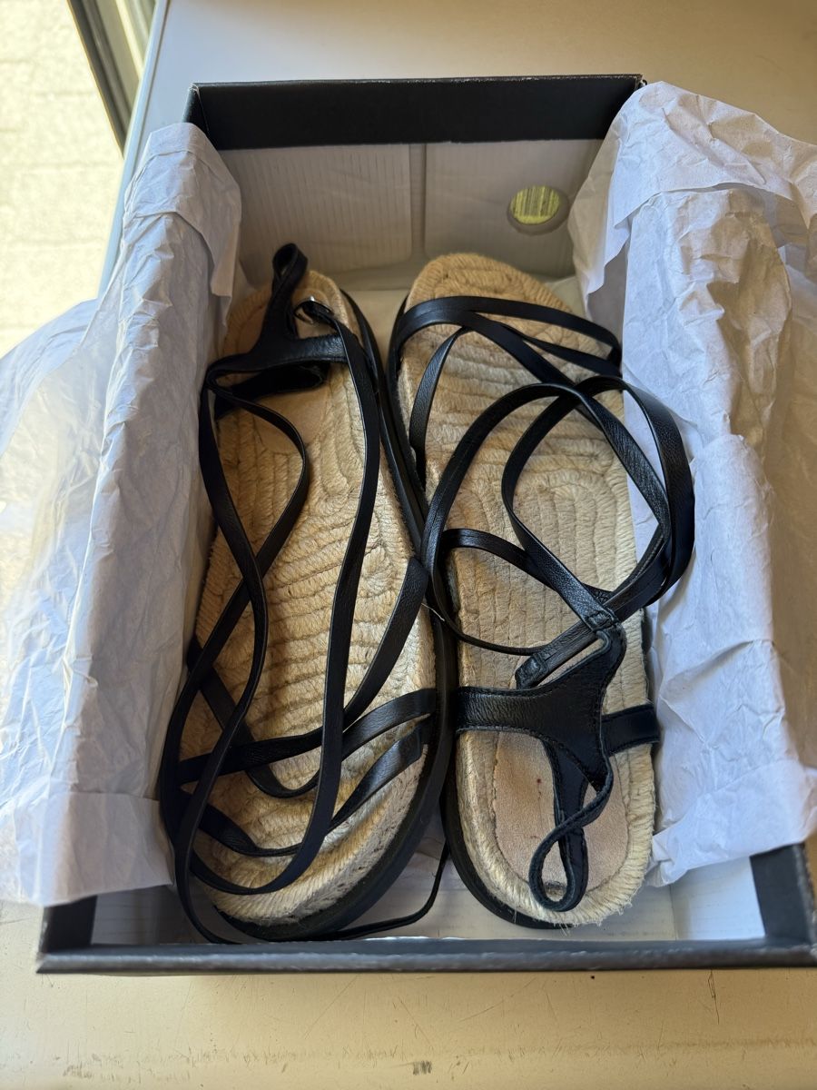 Scarpe da uomo: ZIGN Sandalen schwarz Grösse 39 neu mit Karton – Nuovo e nell'imballaggio originale da Widen venduto da Weydi3000 1