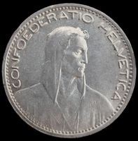 Top Silber 5 Franken 1923 Vorz Schweiz ab 1.-