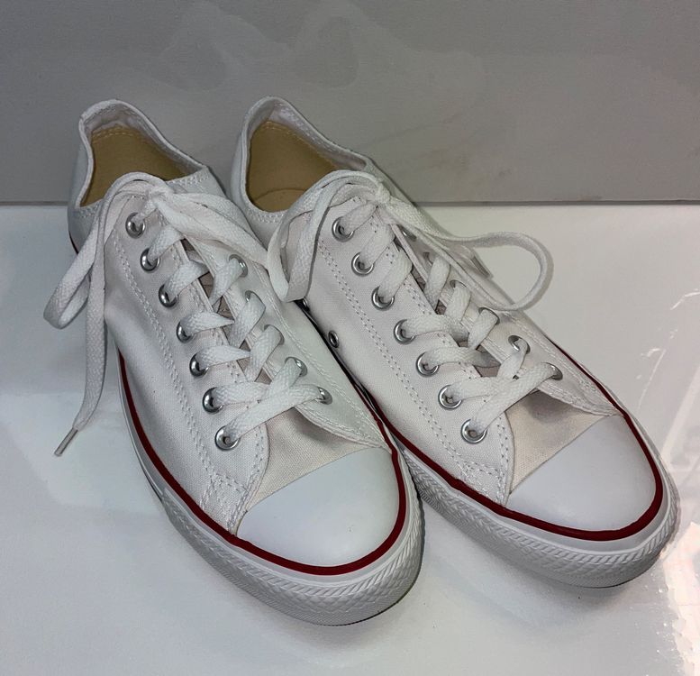 UNGETRAGENE, weisse Converse 'ALL STAR' in Grösse 43 (Neu (gemäss ...