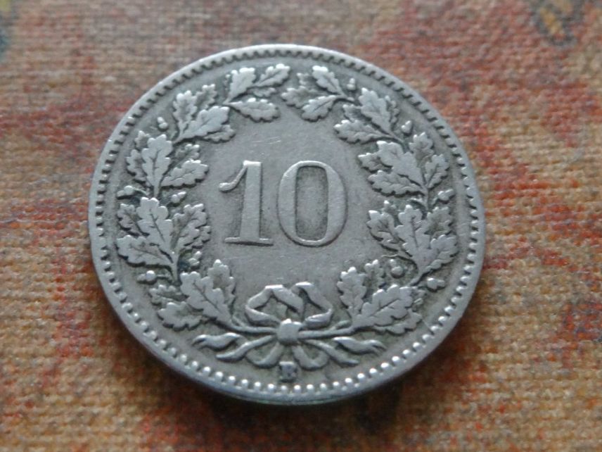 Tutti le monete: 10 Rp. 1913  (B) – Usato da Romanel-sur-Lausanne venduto da Swift13 1