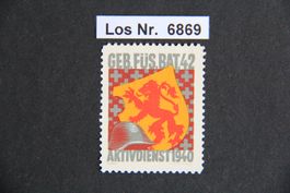 2. Weltkrieg-Marke Infanterie                       Los 6869