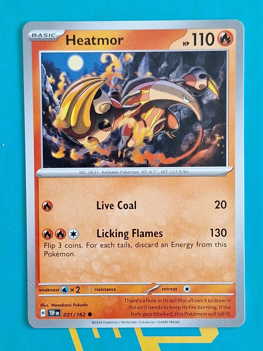 Pokémon Sammelbilder & Trading cards: Heatmor - Temporal Forces Pokemon - #7.1 – Gebraucht aus Altstätten SG von GGsGameshop