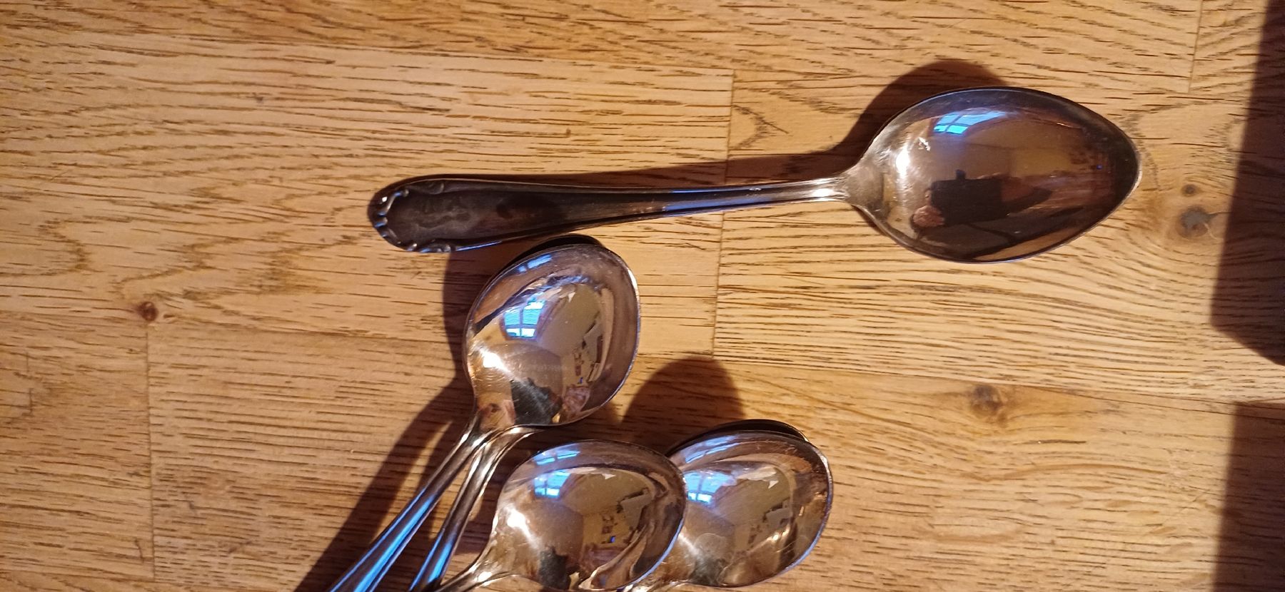 Cucchiai: 6 Kaffee Löffel versilbert – Usato da Flawil venduto da Pinkmalibu 1