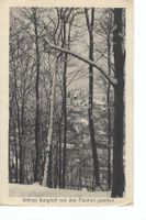 Burgdorf, Schloss von den Flüehen gesehen, im Winter, 1912