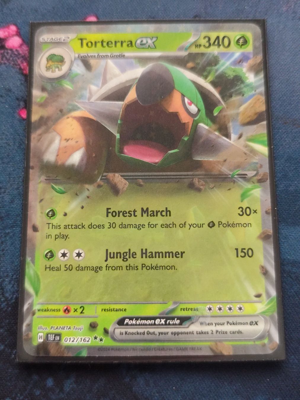 Pokémon Carte collezionabili: Pokemon Torterra Ex Temporal Forces EN – Nuovo (secondo la descrizione) da Schlossrued venduto da LAP2012