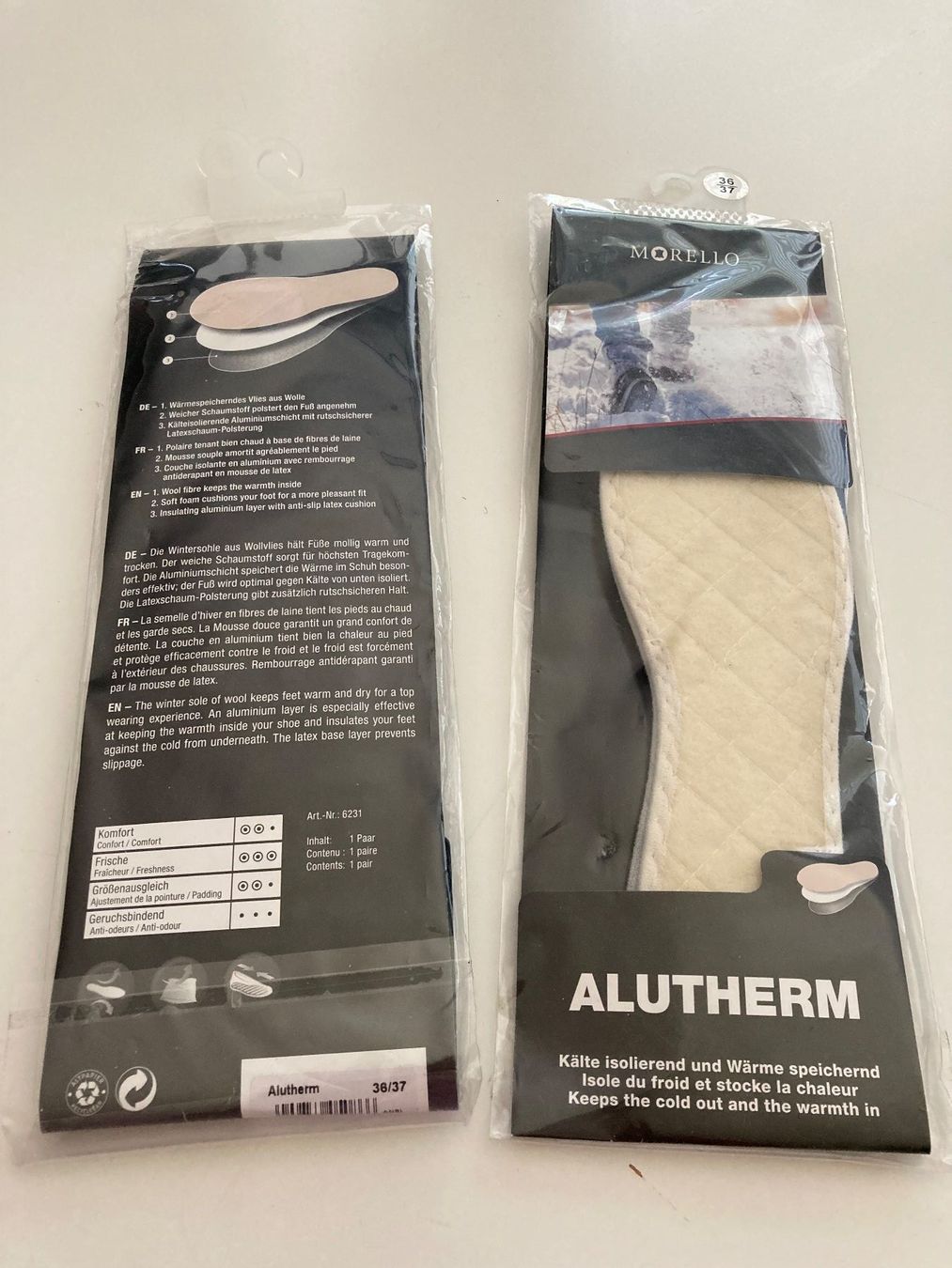 Scarpe da uomo: Morello Alutherm Einlegesohlen Winter Grösse 36/37 neu – Nuovo e nell'imballaggio originale da Buttisholz venduto da Bellabusi