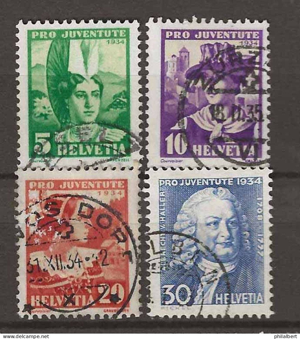 Tutti i francobolli: PJ034 - Pro Juventute 1934 obl. – Usato da Trélex venduto da Phil_Albert