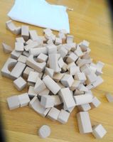 Sack mit 105 Holz Klötzli ,Small Foot Naturbausteine Kinder