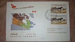 Swissair Geneve - Toronto 02.04.1986