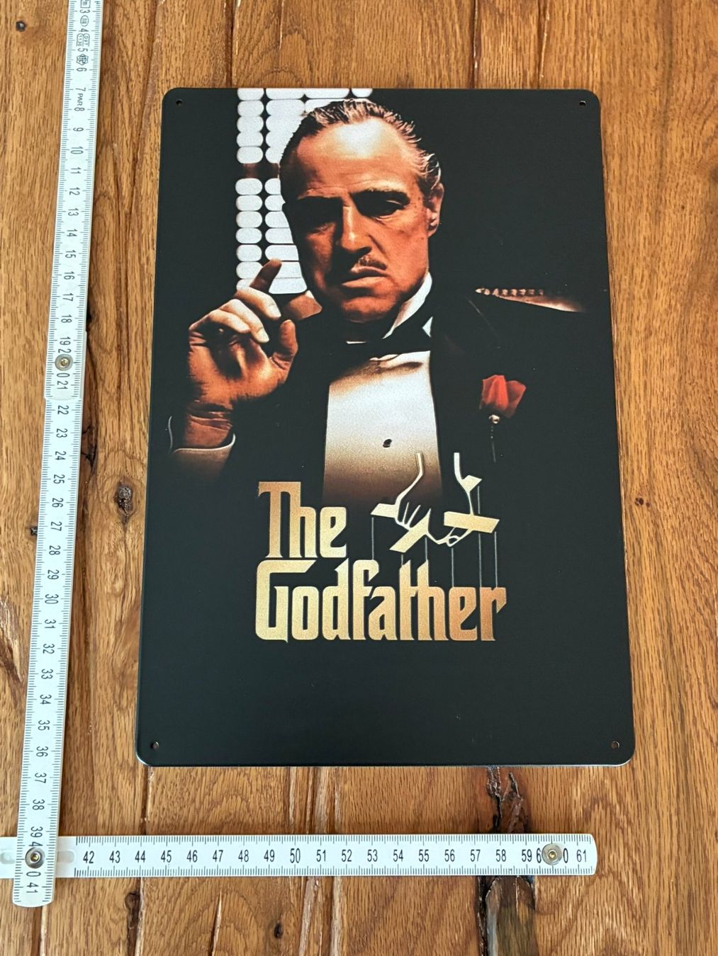 Home Cinema: The Godfather - Cooles Blechschild - neu – Nuovo e nell'imballaggio originale da Bremgarten AG venduto da Eurotiz 2