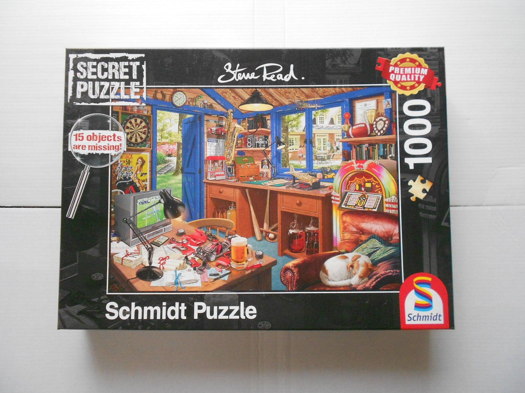 Puzzle: Schmidt Puzzle "Steve Read" - 1000 Teile - Secret Puzzle – Usato da Wettingen venduto da Andromeda26