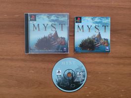 Myst – PS1 – Bon état – Multilingue (FR/DE/IT/NL)