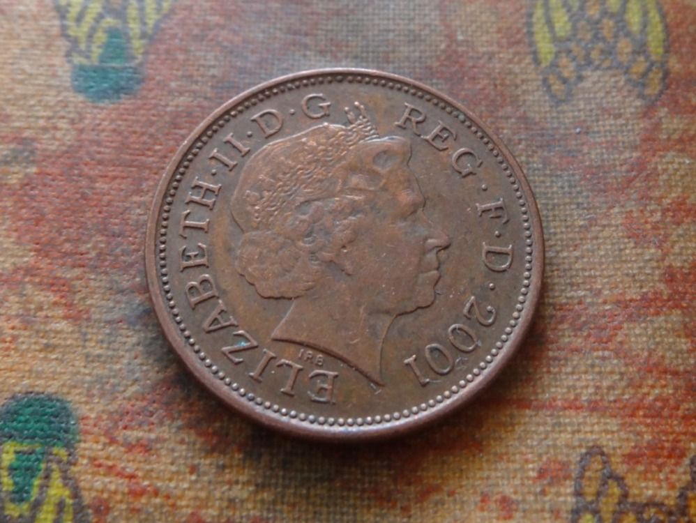 Alle Münzen: ROYAUME-UNI  2 Pence  2001 – Gebraucht aus Romanel-sur-Lausanne von Swift13