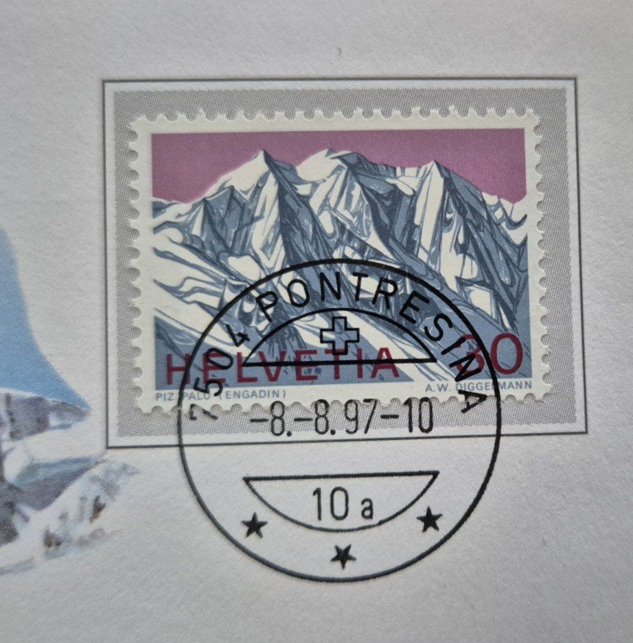 Alle Münzen: Sie bieten auf einen Münzbrief "Schweizer Berge, Piz Palü" – Neu (gemäss Beschreibung) aus St. Moritz von Guenteratch 5