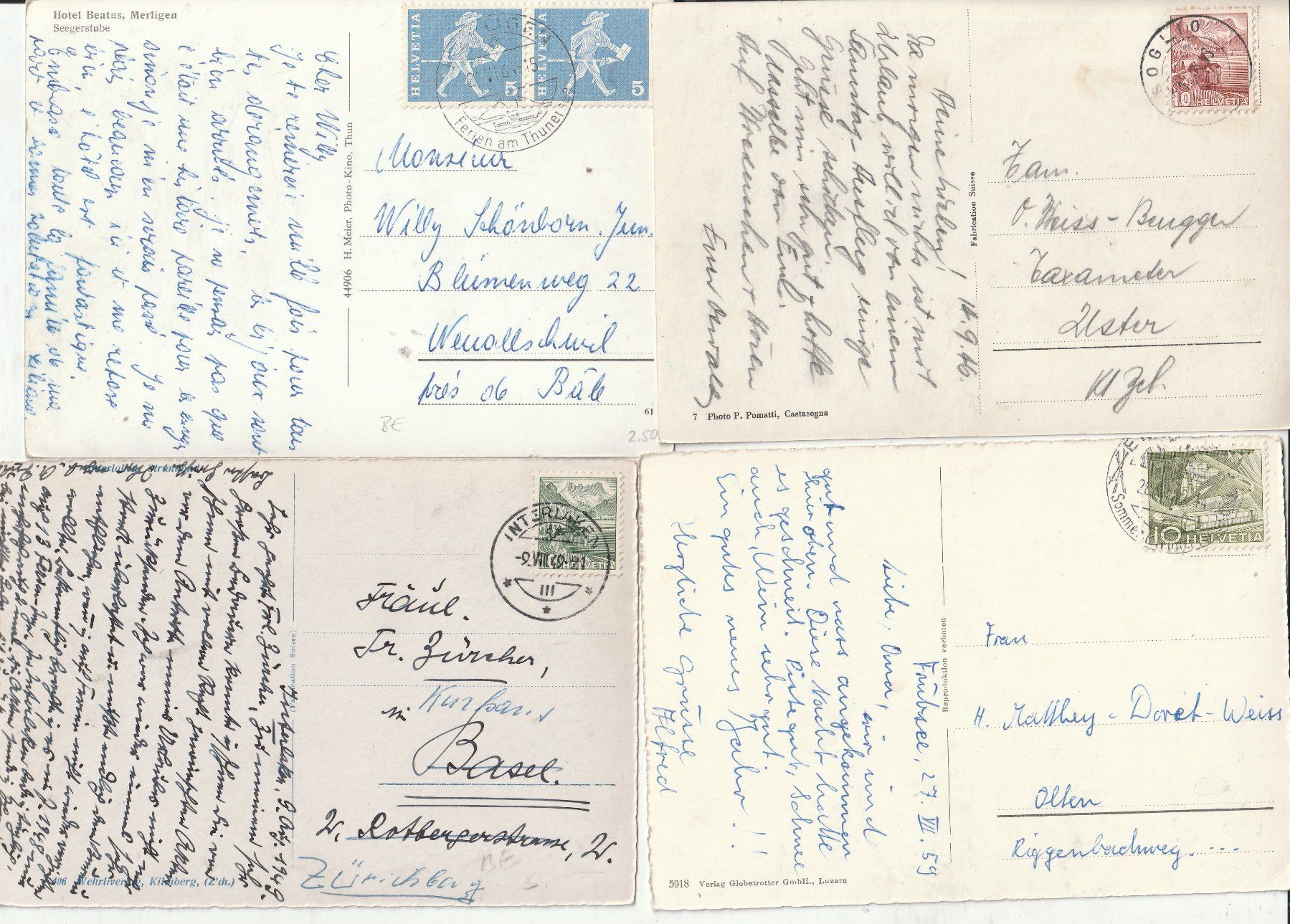Cartes postales: 20 Diverse  alte Karten Schweiz – D'occasion à Lumbrein par made02 9