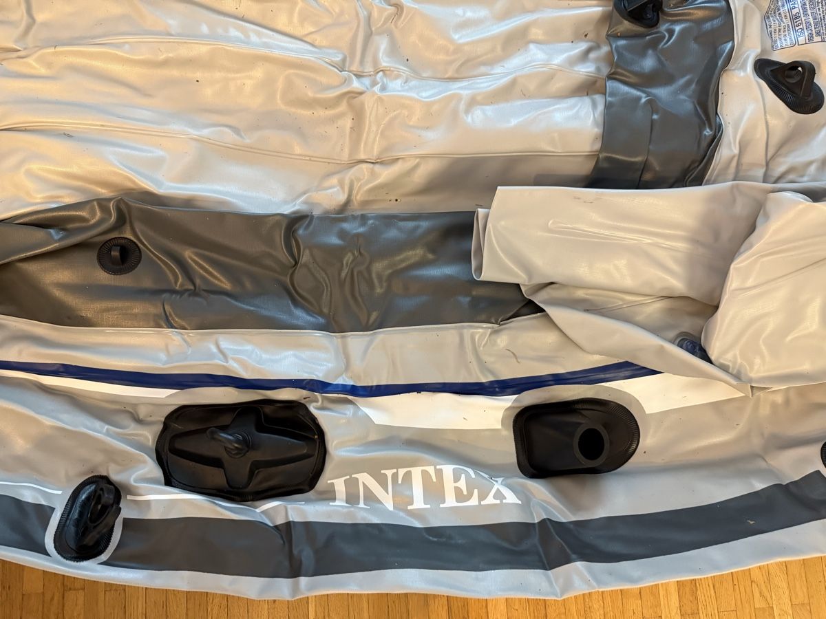 Barche: Inflatable Boat Intex Excursion 4 Set used once – Usato da Luzern venduto da fra_rd2x 2