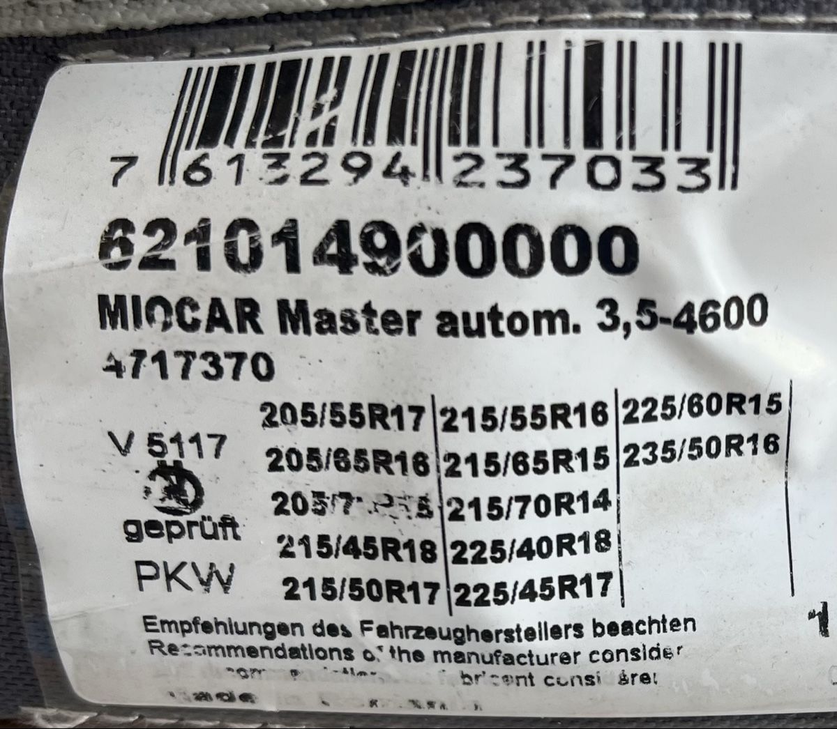 Schneeketten: MioCar Master Automatic Schneeketten 12mm neu – Neu und originalverpackt aus Zauggenried von Mr-Jackman 1