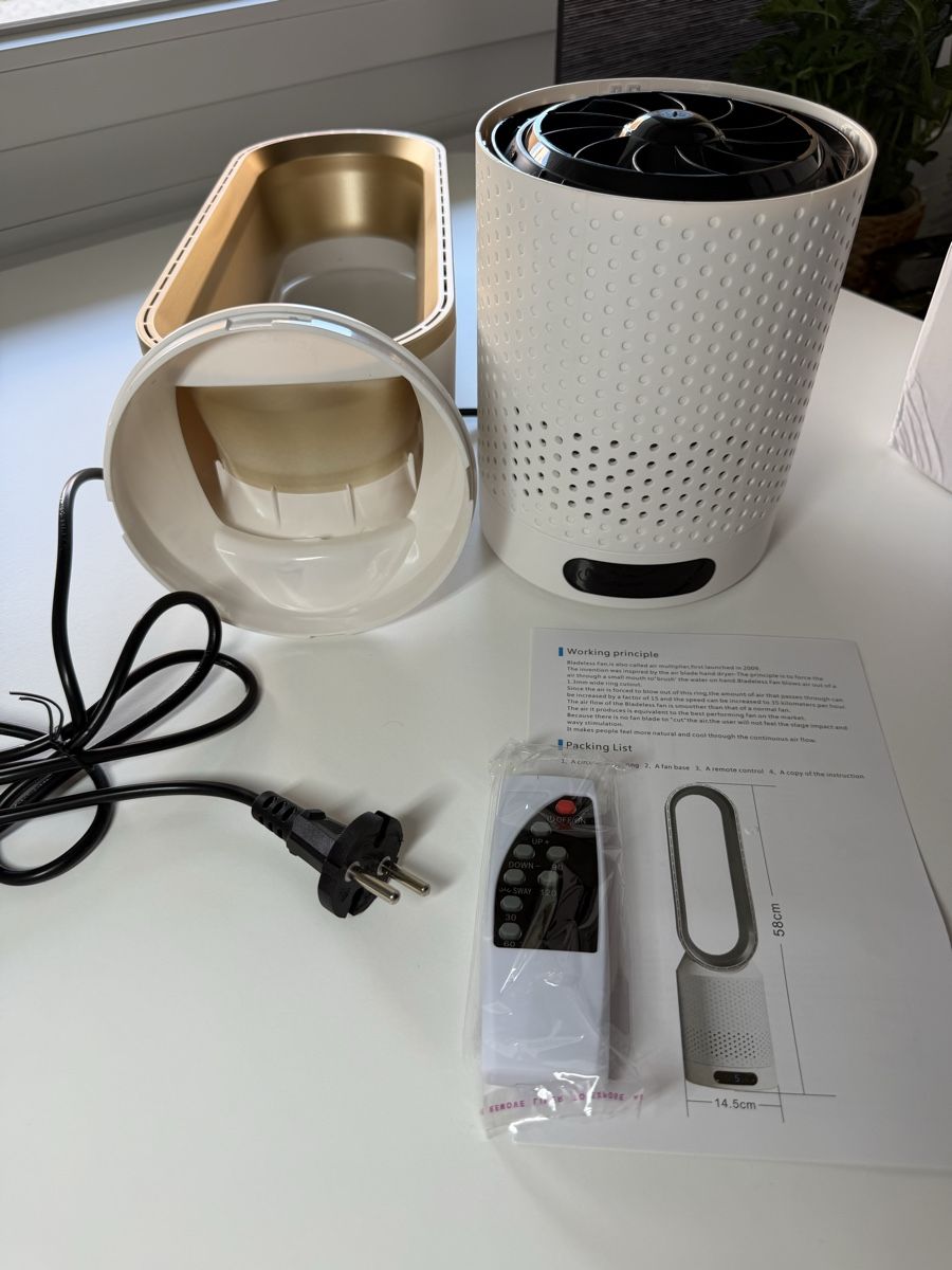 Ventilatoren: Bladeless Ventilator 58 cm mit Fernbedienung & Timer – Neu und originalverpackt aus Gossau SG von Alex_Tech 4