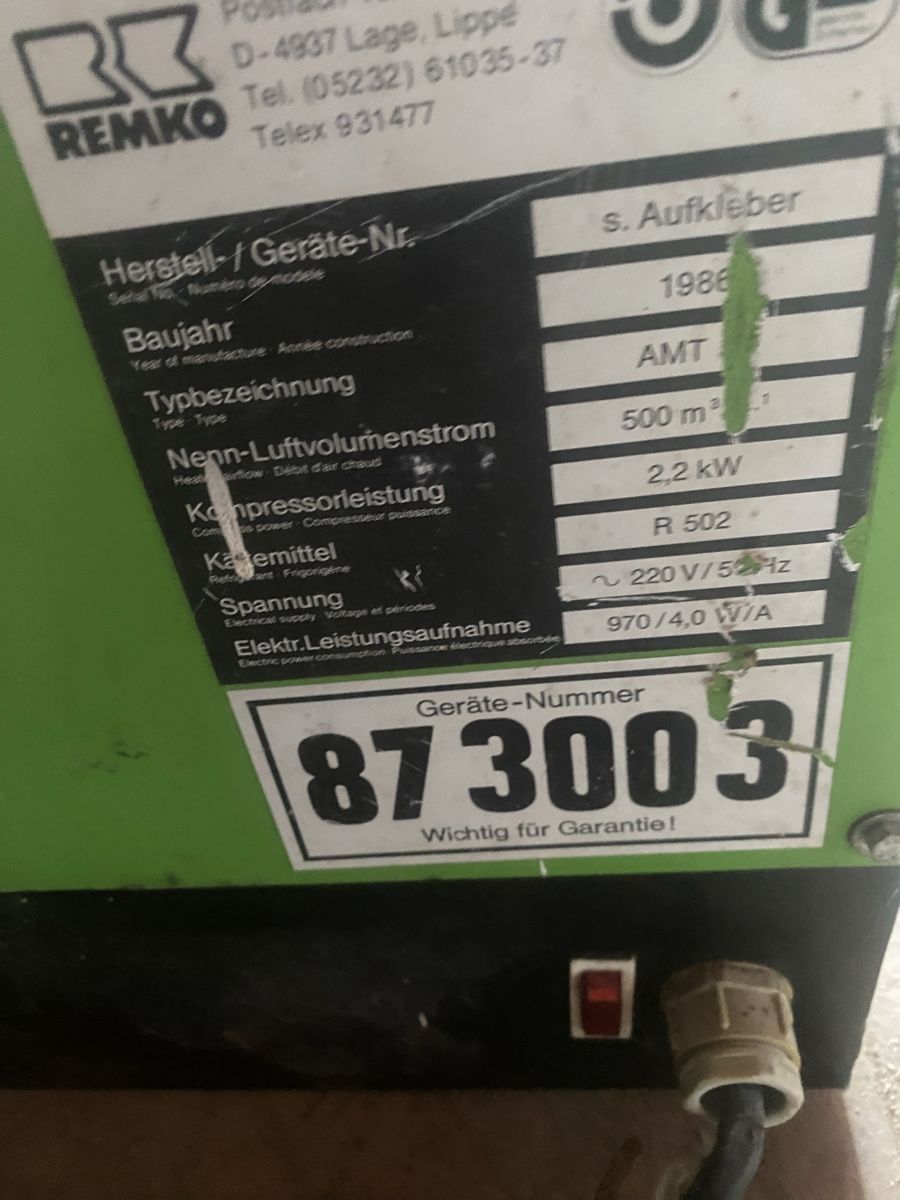Radiatori: Remko  50, 2.2 kW, Entfeüchter – Usato da Menzingen venduto da Edelmuni7 1