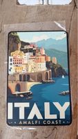 Italien Amalfi Küste Blechschild Vintage Wanddeko 50er