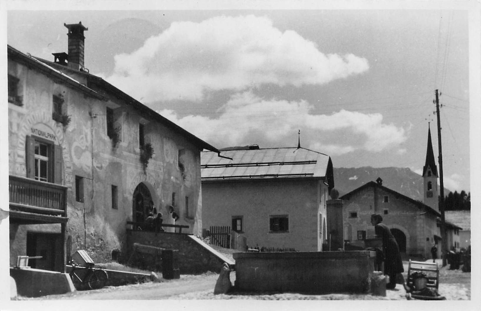 Cartoline postali: A bugl a cinuos chel engadin – Usato da Biasca venduto da Blenio71