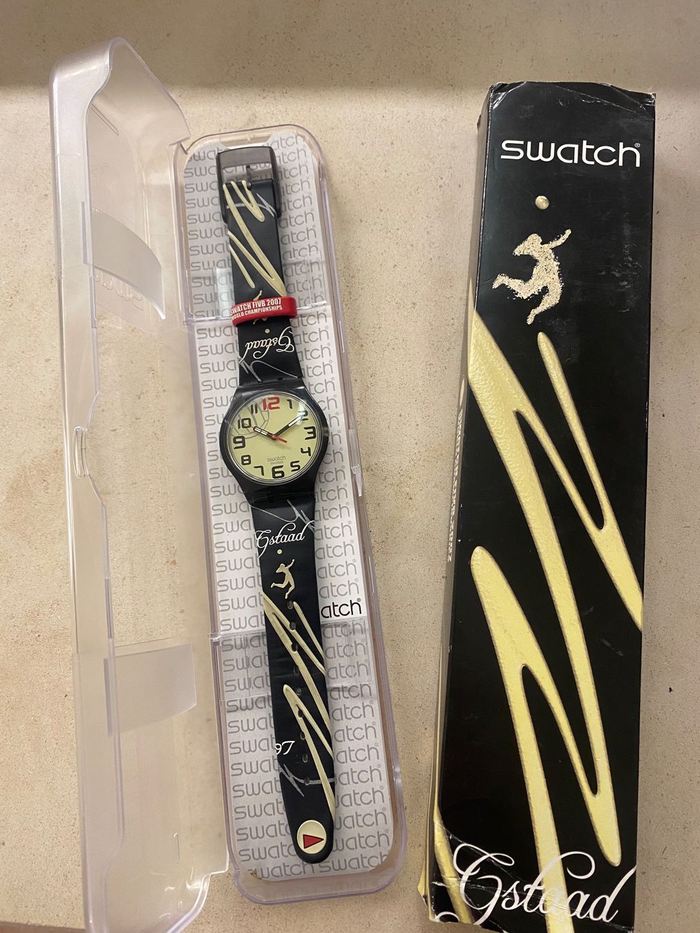 Swatch Uhren: Swatch FIVB 2007 Gstaad – Gebraucht aus Murzelen von Benivg
