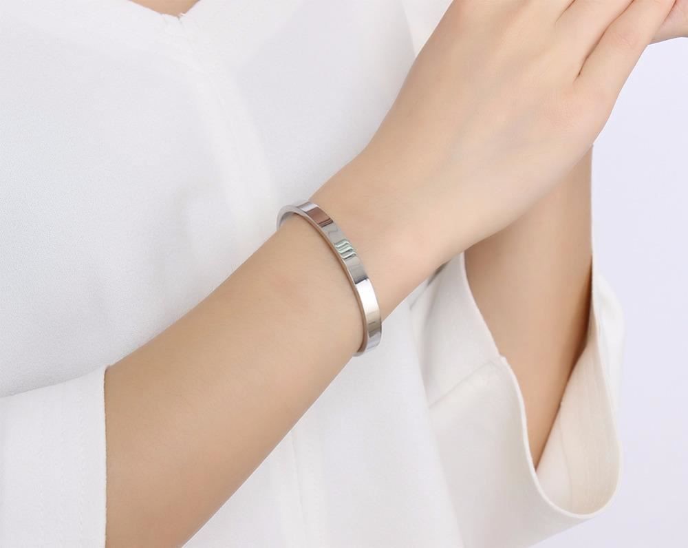 Bracciali & Braccialetti: Armreif Edelstahl Silber – Nuovo e nell'imballaggio originale da Niederbipp venduto da chrimmskrams 3