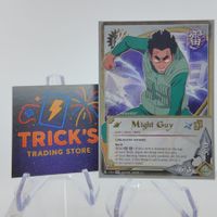 Naruto Bandai CCG Mighy Guy Rare ENG