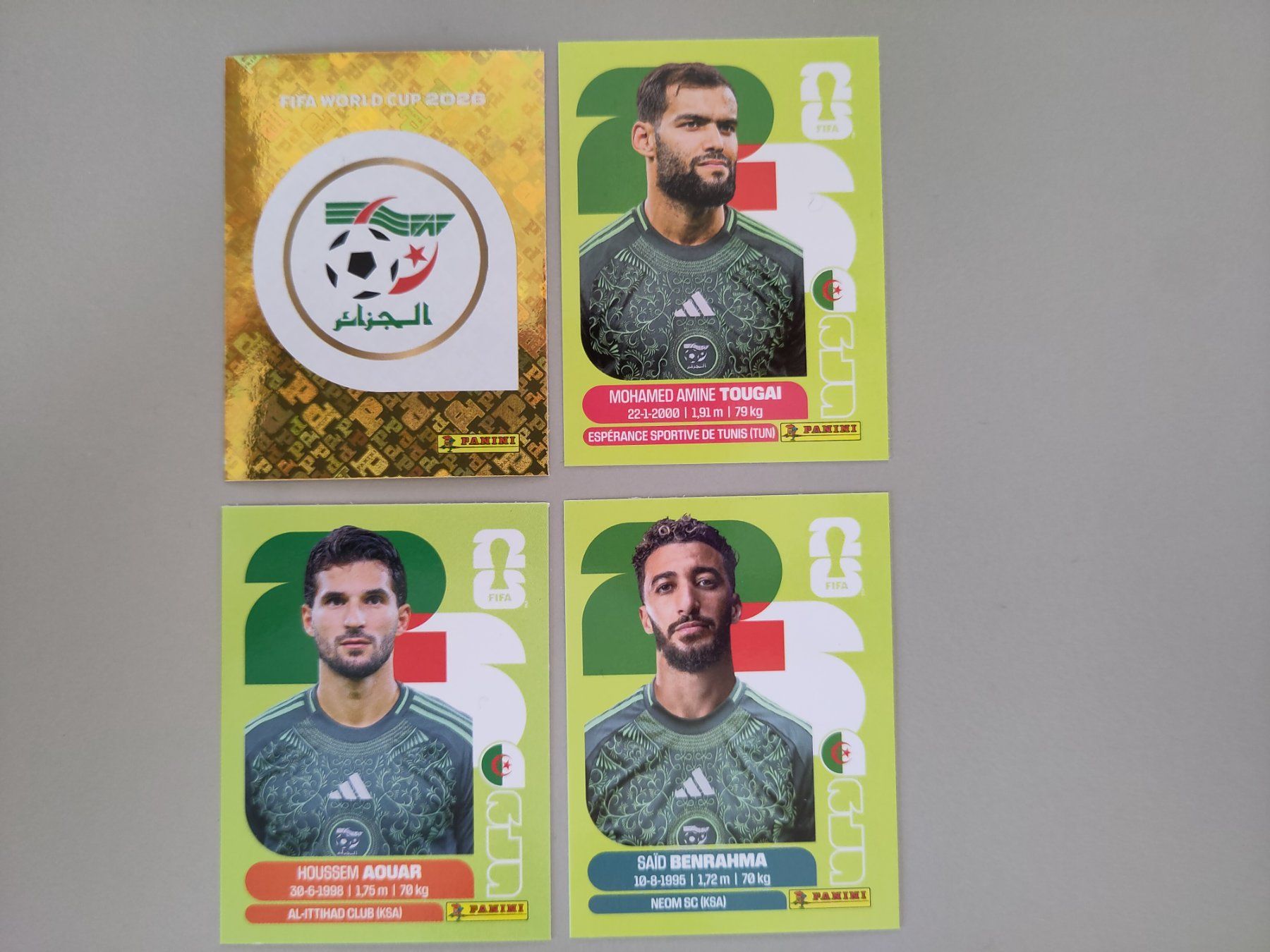 Panini Carte collezionabili: FIFA Panini Algeria (ALG) – Usato da Bern venduto da gil_rkx8