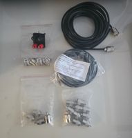 Koaxialkabel RG58, PL Stecker und PL Einbaubuchse