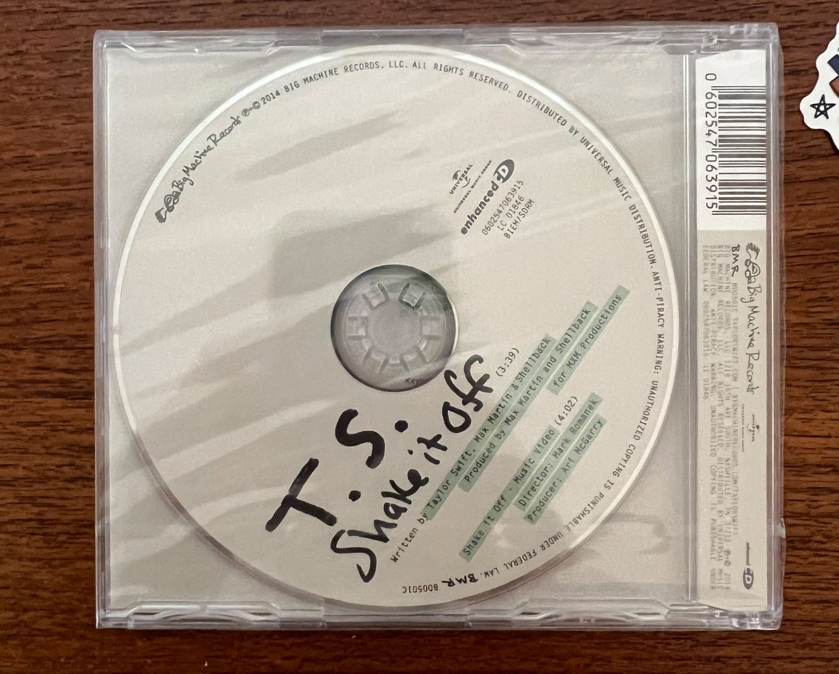 CD: Taylor Swift Bundle Shake It Off + Blank Space Single | OVP – Nuovo e nell'imballaggio originale da Andelfingen venduto da Taysway 4