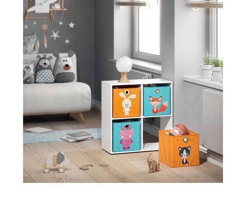 Scaffali: Faltbox - Hase Nilpferd - 30x30x30cm - Kinderregal - Box – Usato da Wallenwil venduto da toesstal-vertrieb 3