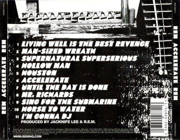 CD: R.E.M. ‎– Accelerate – Usato da St.Gallen venduto da jalamusic 1