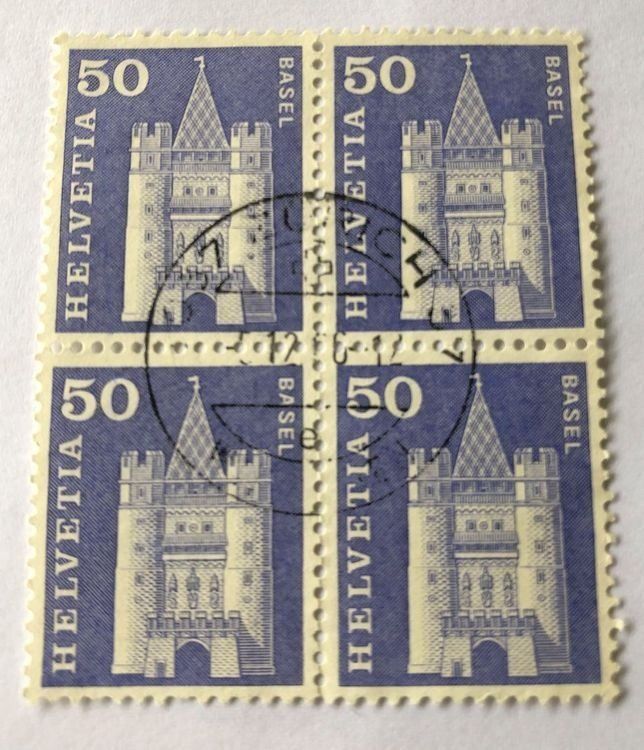 Tutti i francobolli: 4 er Block Nr.363 Vollstempel – Usato da Aarau venduto da Billa007