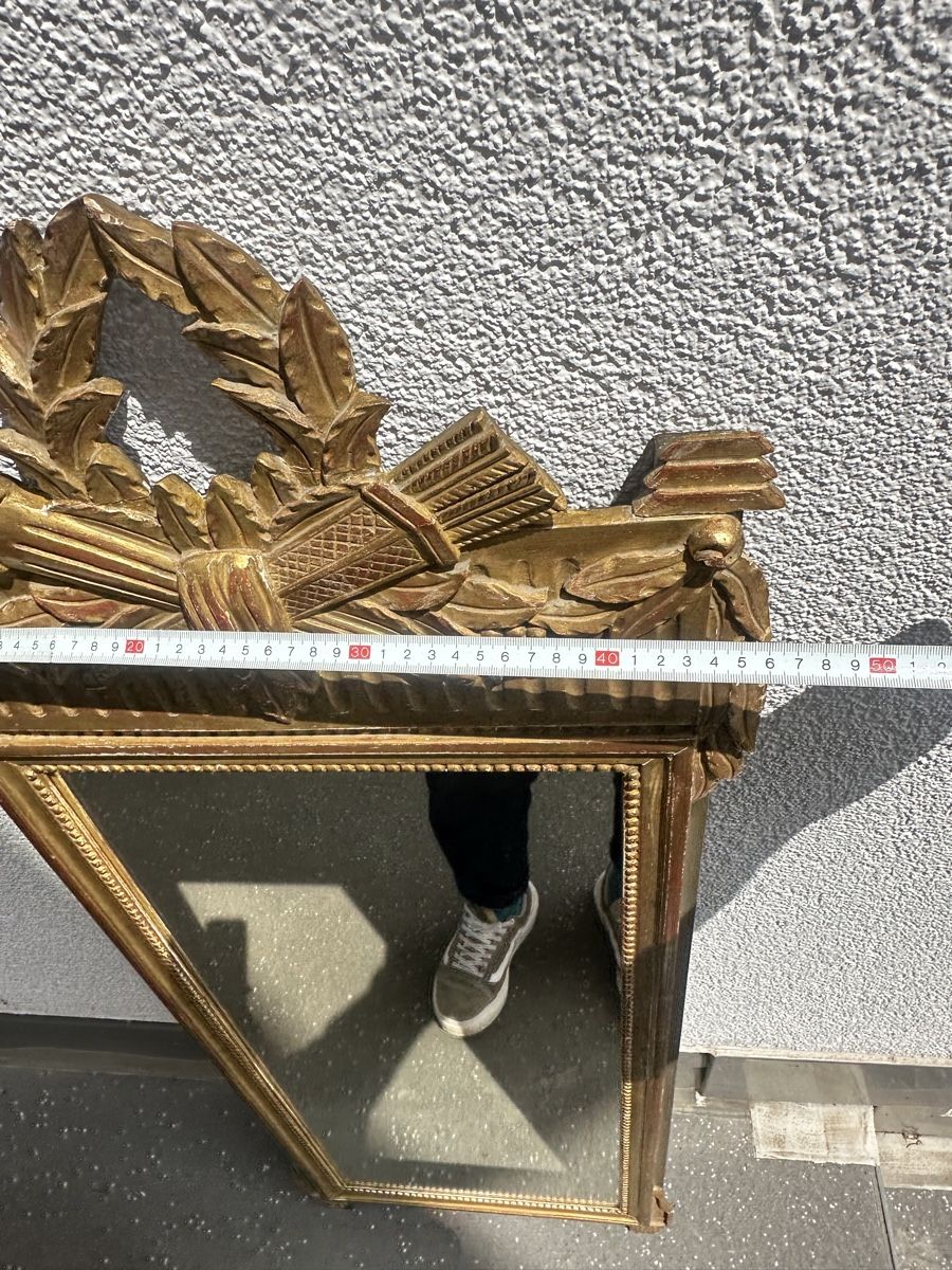 Spiegel: Antiker Spiegel mit Goldrahmen, – Gebraucht aus Aarburg von Schatzaffe 4